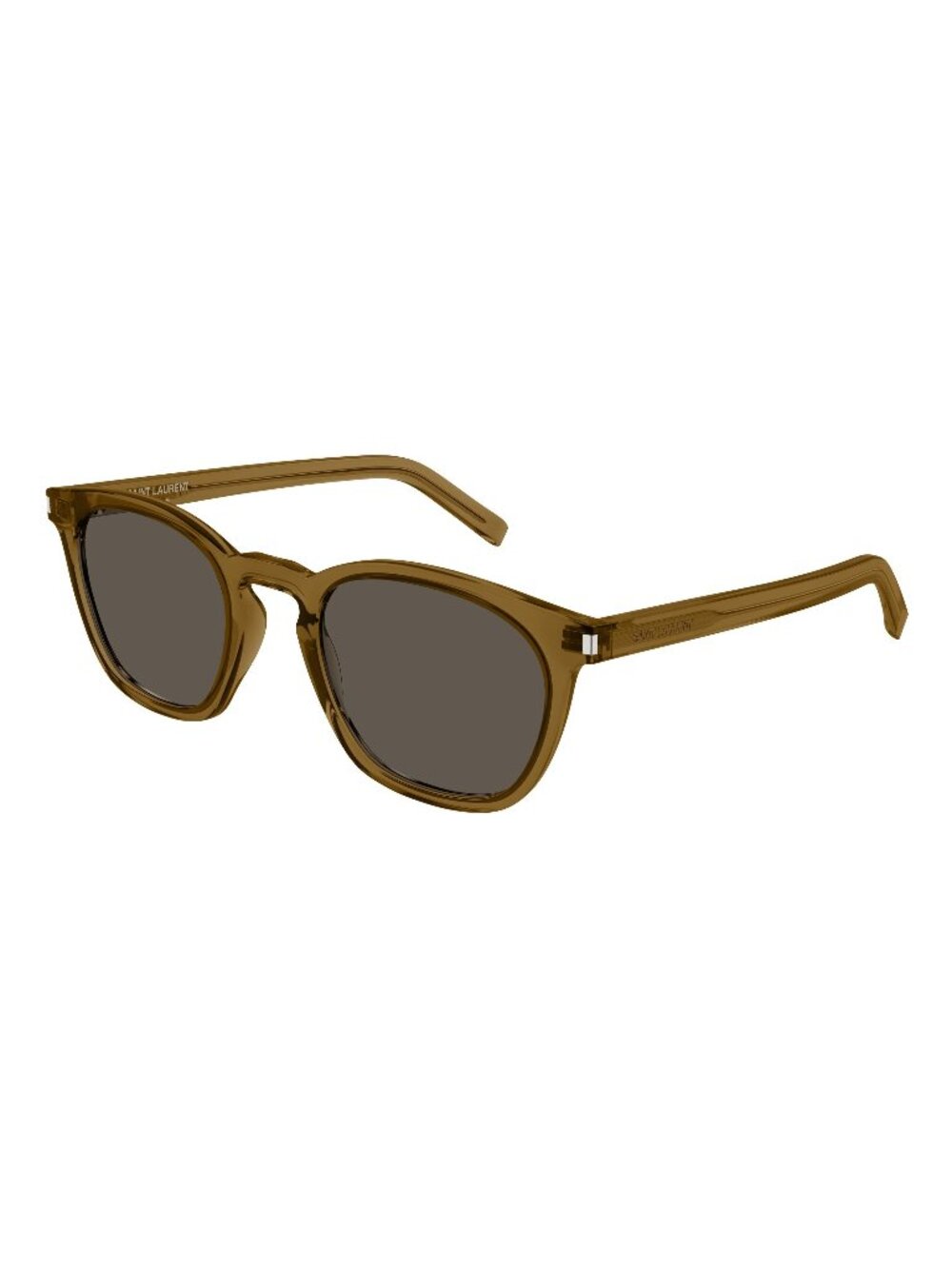 New Saint Laurent Unisex Sunglasses Brown Square Lens Acetate Frame SL 28 050 49